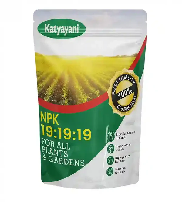 Katyayani NPK 19:19:19 100% Water Soluble Fertilizer for All Plants & Home Garden