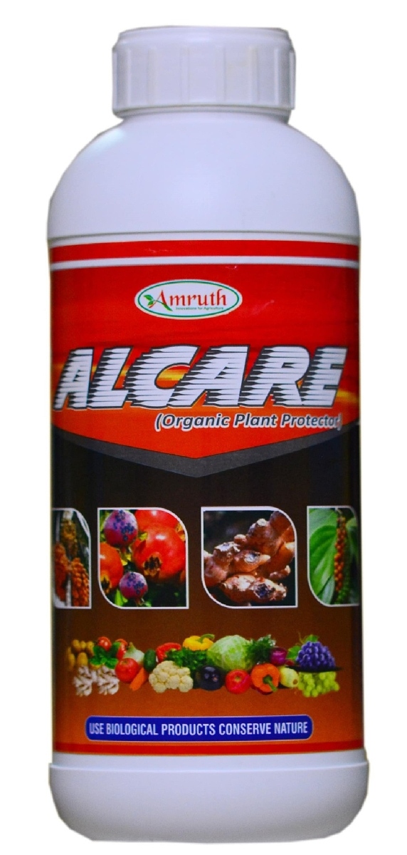 ALCARE Systemic Organic Fungicide, Controls Diseases Like Kole-roga of Areca Nut, Coconut, Wilt Disease, Downy mildew, Damping Off etc.