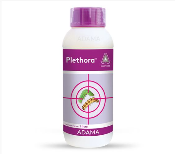 Adama Plethora Insecticide – Novaluron 5.25% + Indoxacarb 4.5% SC | Broad-Spectrum Lepidopteran Pest Control