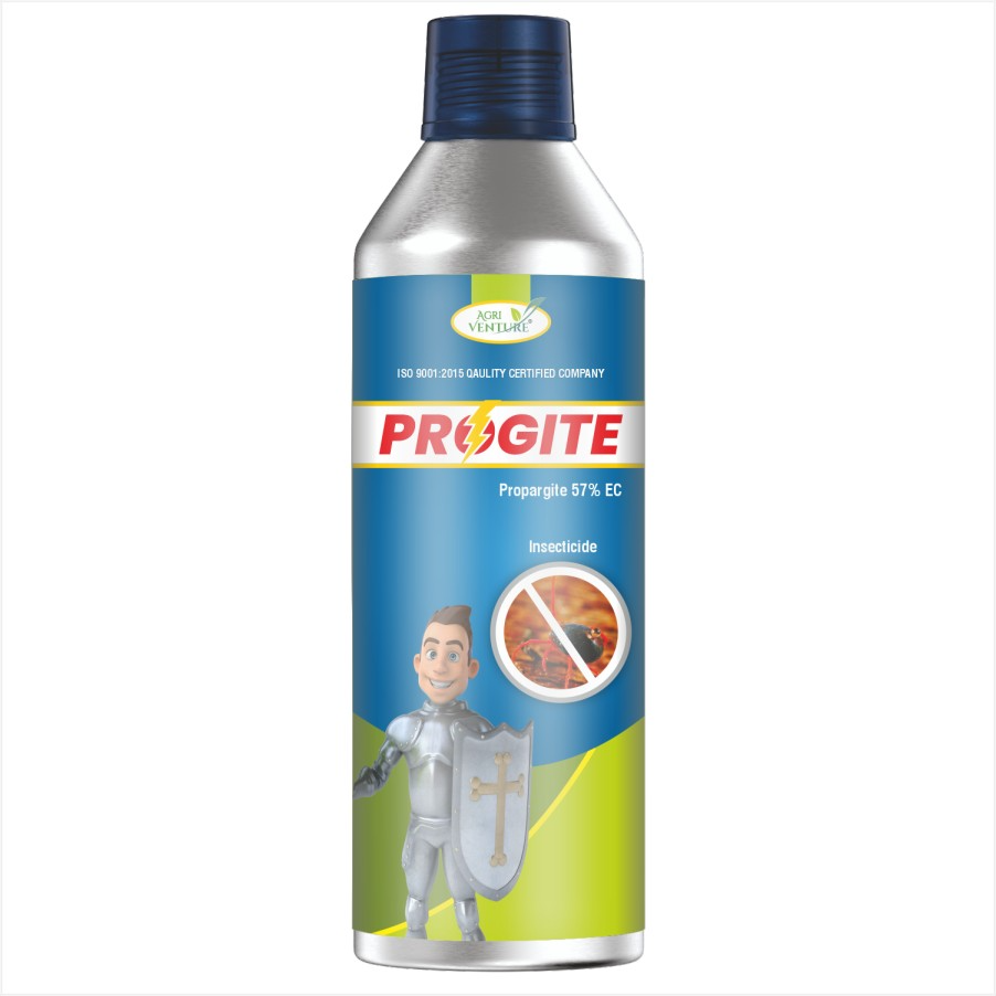 Agriventure Progite Propargite 57% EC Insecticide, Use for Brinjal, Chilli, Apple, and Tea