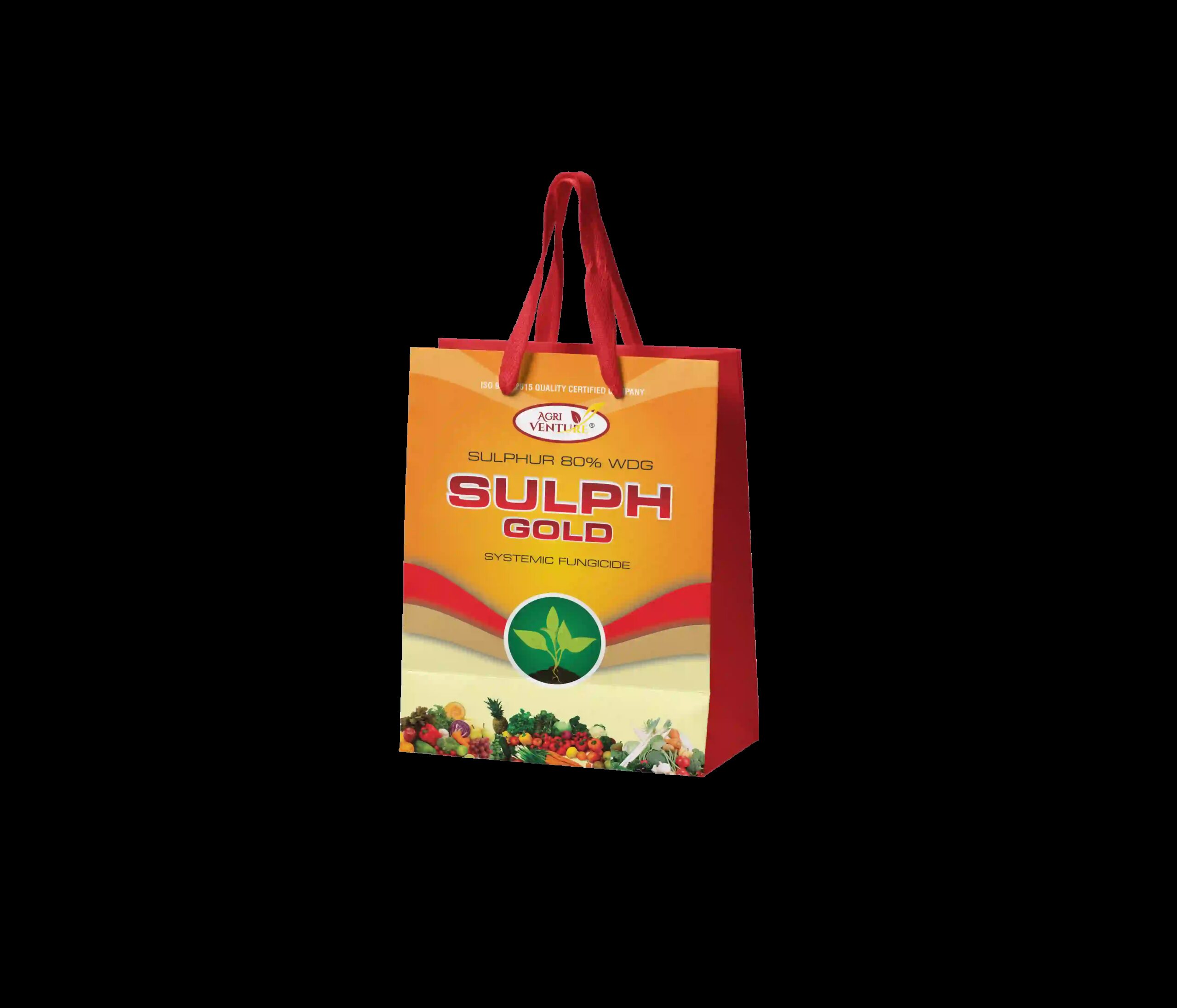 Agriventure Sulph Gold (Sulphur 80% WDG) Contact Fungicide, Used for the Control of Powdery Mildew For Grapes and Mango