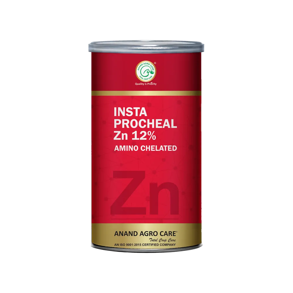 Anand Agro Insta Procheal Zinc 12% , Amino Chelated Zinc Powder, Micro Nutrient for Agricultural Foliar Application