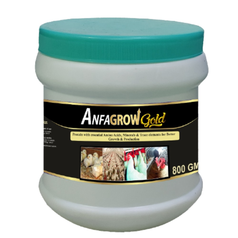 Anfagrow Gold Protein With Essential, Trace Minerals & Elements For Better Growth & Production.