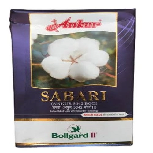 Ankur Hybrid Cotton Seeds Sabri 5642 BG II (475 Gm), Suitable For Monsoon Irrigated And Rainfed Condition
