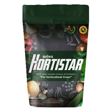 Aries Hortistar, 100% Water Soluble Mixture of Fertilizer – Specifically designed for higher yield of Horticulture crops