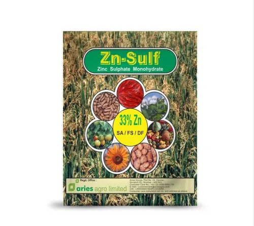 Aries Zn Sulf, Zinc Sulphate Monohydrate, Improves Flower and Fruit Setting, Zinc 33% and Sulphur 15%