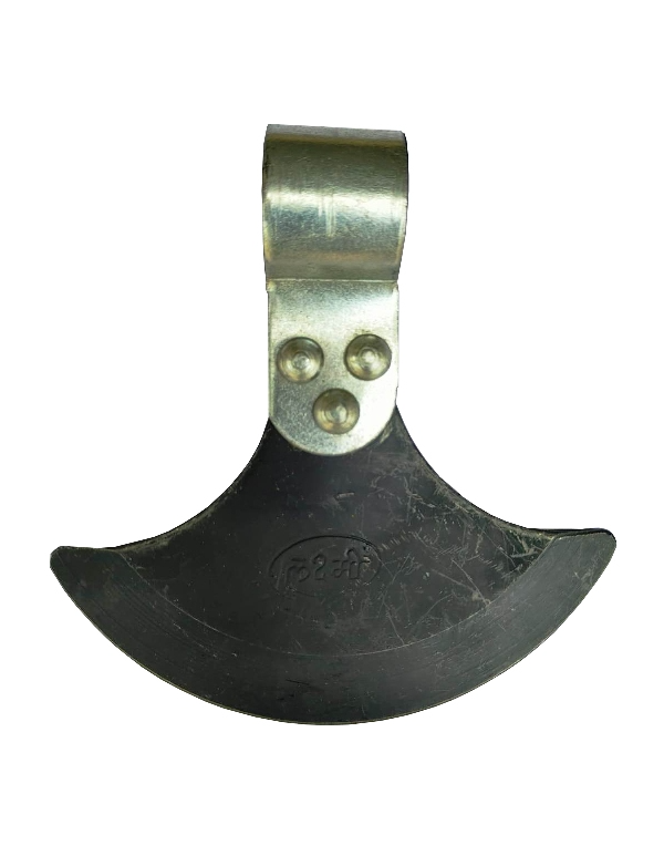 Axe 6 Inch , Knurling Operation on Handle Carbon Steel Blade , C-55 Grade Hardness 38 to 42 Degrees Hardened Tempered