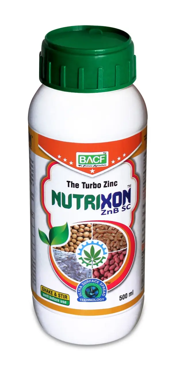 BACF Nutrixon ZnB SC – Zinc Oxide 39.5% and Boron Increases Metabolic Reactions For All Crops