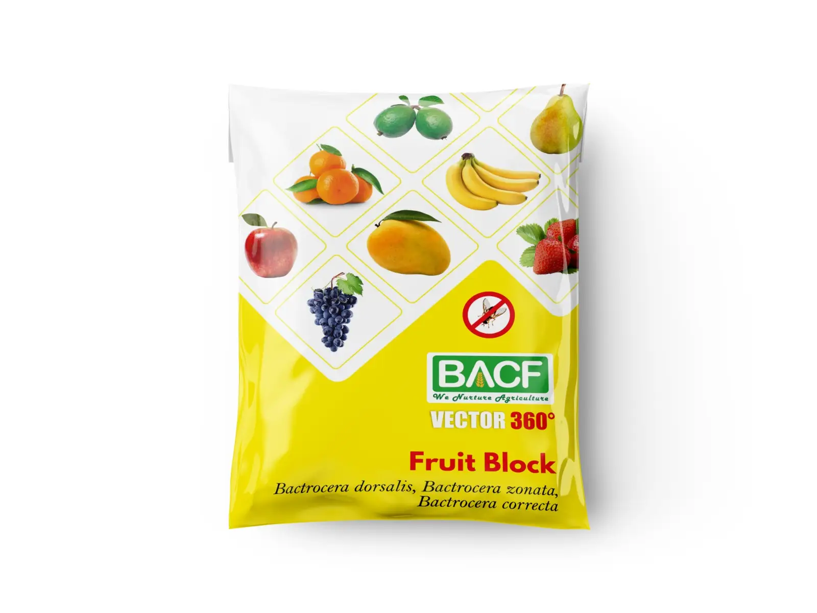 BACF Vector 360 Fruit Block Lures, Bactrocera Dorsalis, Bactrocera Zonata, Bactrocera Correcta Lures