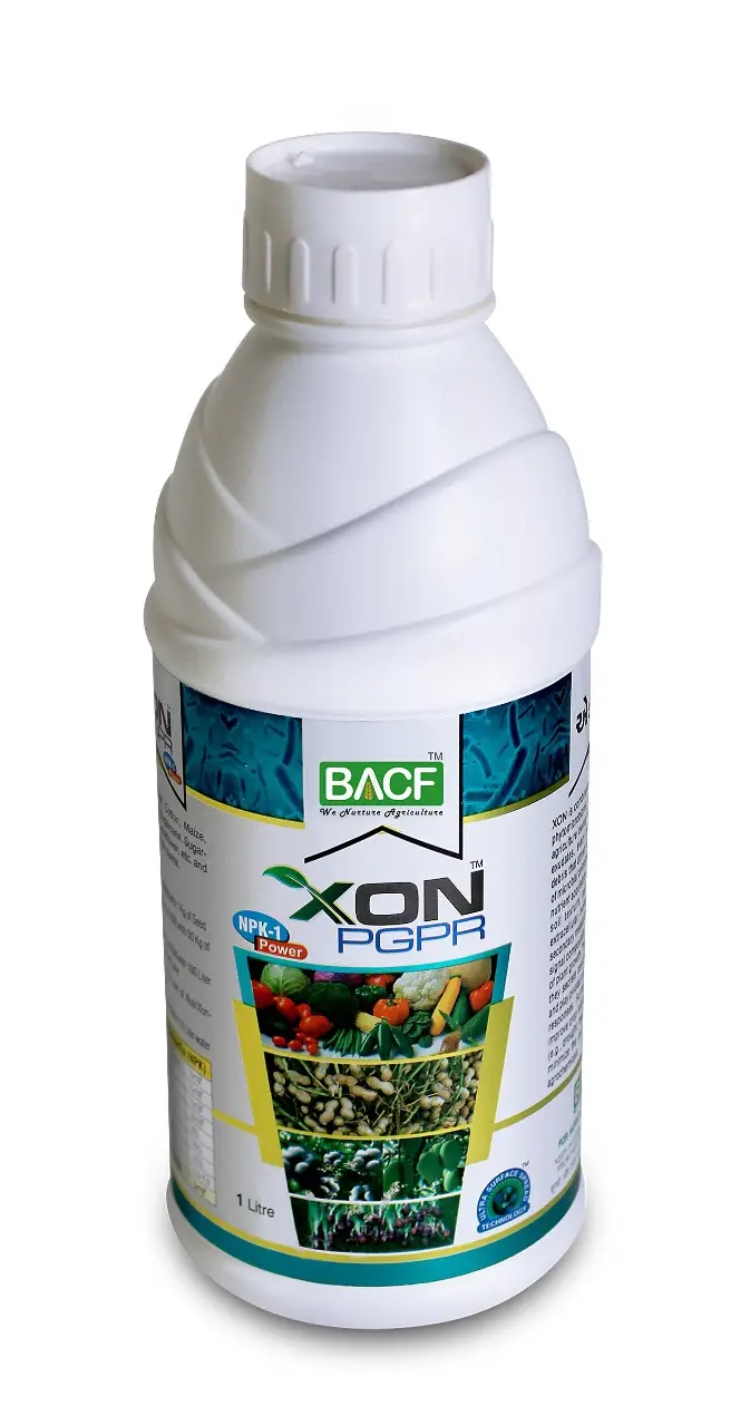 BACF Xon Plant Growth Promoter with NPK Bacteria, PGPR, Sea weed, Humic, Fermentation media with Contact and systemic action