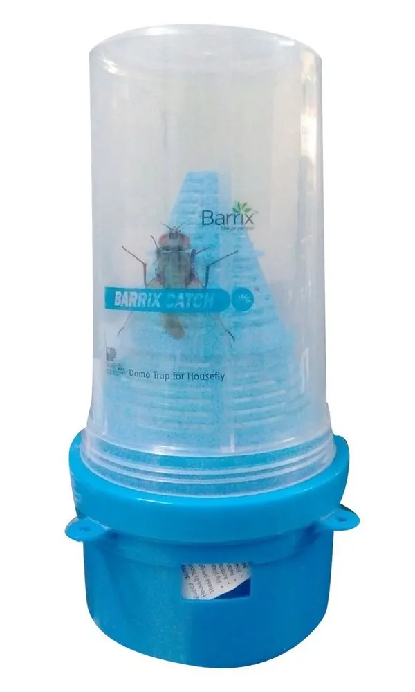 Barrix House Fly Domo Trap With Combo Of Kairo And Phreo Lure, Best For Housefly, Highly Pure Para-Pheromones, Toxic Free Lure.