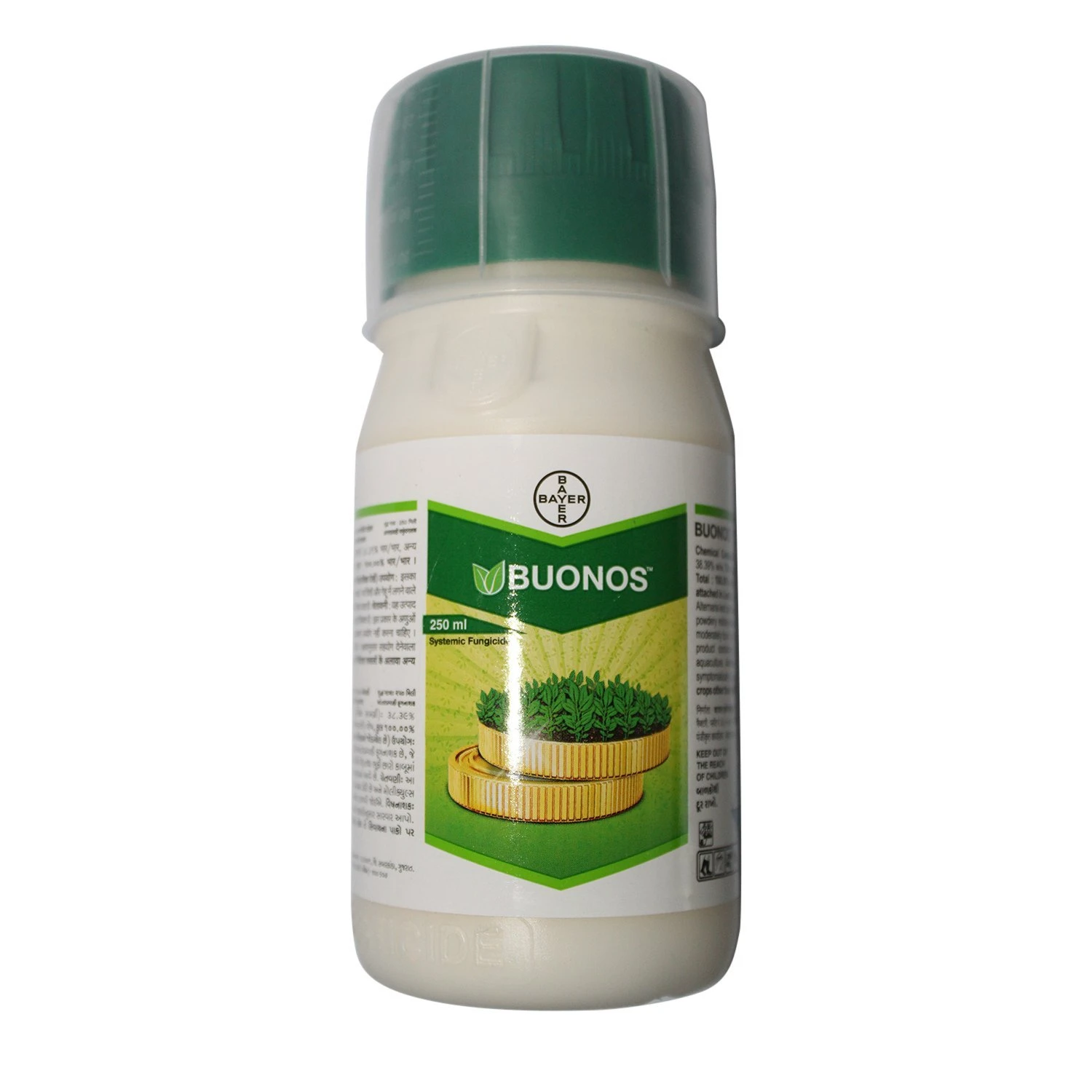 Bayer Buonos – Tebuconazole 38.9%, Systemic Fungicide, For Control Of Leaf Spot Disease And Powdery Mildew