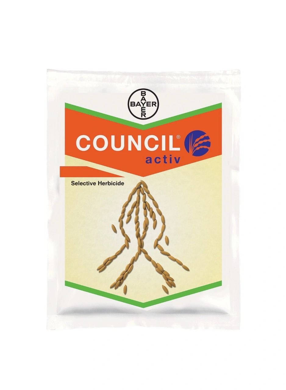 Bayer Council Active Triafamone 20% + Ethoxysulfuron 10% WG, Latest Post Emergent Rice Herbicide.