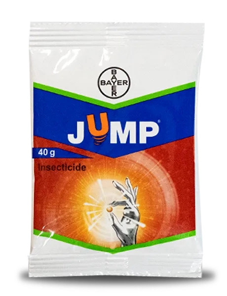 Bayer Jump WG – Fipronil 80 WG (80% ww) Used To Control Insects, Effective in controlling stem borer and leaf folder in rice