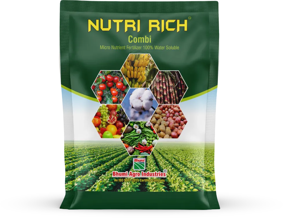 Bhumi NutriRich Combi Grade-2 Chelated Mix Micronutrient Fertilizer, Improves The Quality Of Fruits & Increases Immunity Of Crop