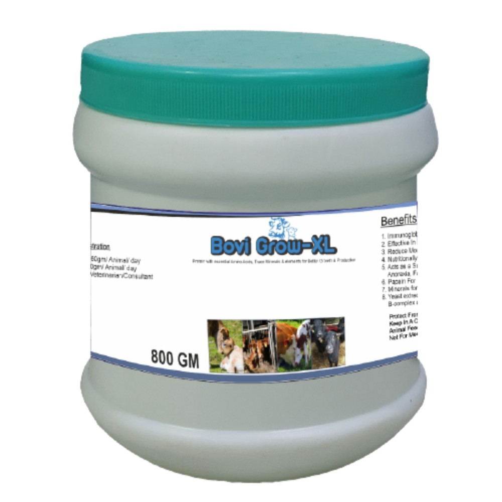 Bovi Grow-XL Protein With Essential, Trace Minerals And Elements For Better Growth & Production For Cow & Buffalo