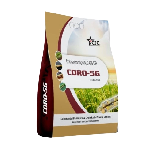 Coromandel Coro-5G Chlorantraniliprole 0.4% GR Insecticide, Effective For Early Shoot Borer And Top Borer, Use For Sugarcane and Rice