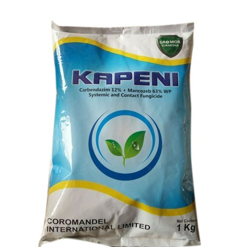 Coromandel Kapeni Carbendazim 12% + Mancozeb 63% WP Systematic and Contact Fungicide
