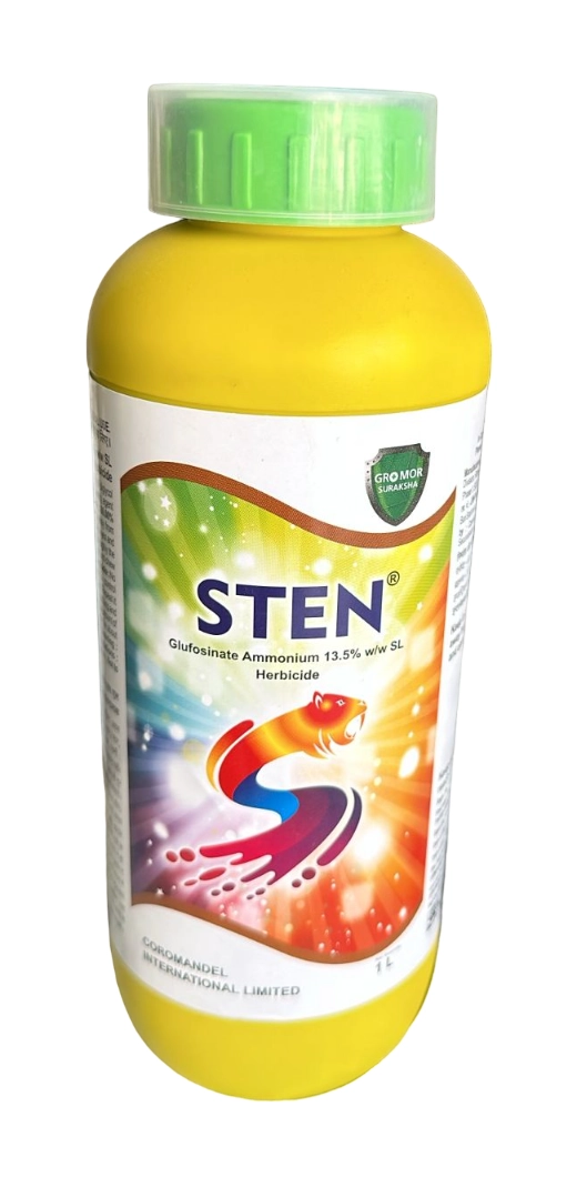 Coromandel Sten Glufosinate Ammonium 13.5% SL Herbicide, Effective on Weed Control to a Wide Range of Crops