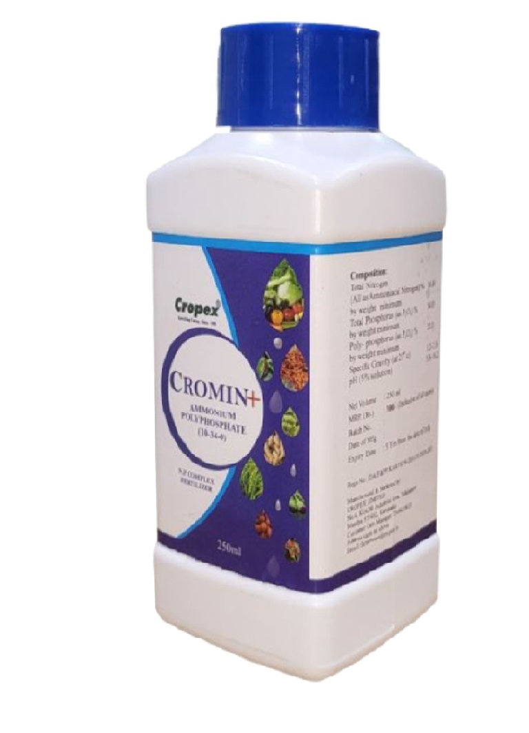 Cromin+ Ammonium Polyphosphate NPK 10:34:00 , Excellent Liquid Phosphatic Fertilizer