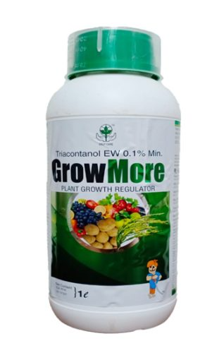 Crop Care GrowMore Triacontanol 0.1% Ew Plant Growth Regulator, Boosting the Plant and Regulating Its Growth