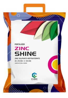 Cubic Zinc Shine, Zinc Sulfate Heptahydrate (Zn 21%) Prevents Zinc Deficiencies