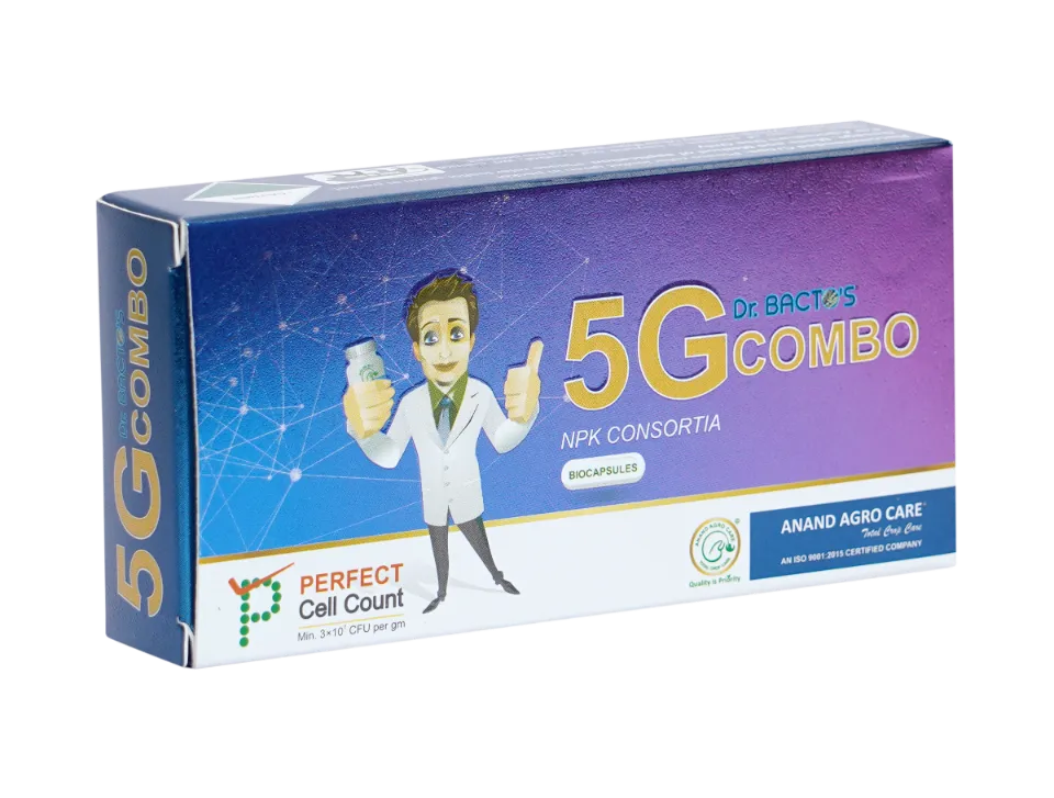 Dr. Bacto’s 5G Combo Biocapsule, NPK Consortia Enclosed In Biodegradable Capsules