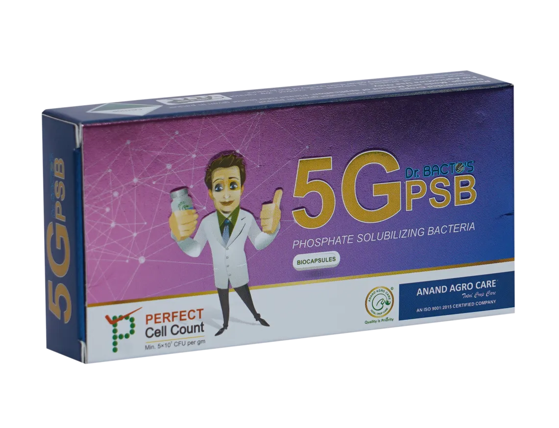 Dr. Bacto’s 5G PSB Biocapsules, Phosphate Solubilizing Bacteria, Enclosed In Biodegradable Capsules Which Having Ability to Solubilize Phosphate