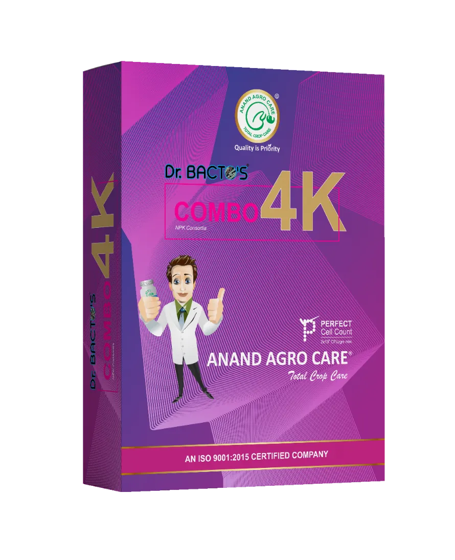 Dr. Bacto’s Combo 4K (NPK Consortia) Dextrose Based Probiotic Cultures, Helps To Improve Immunity Of Crop.