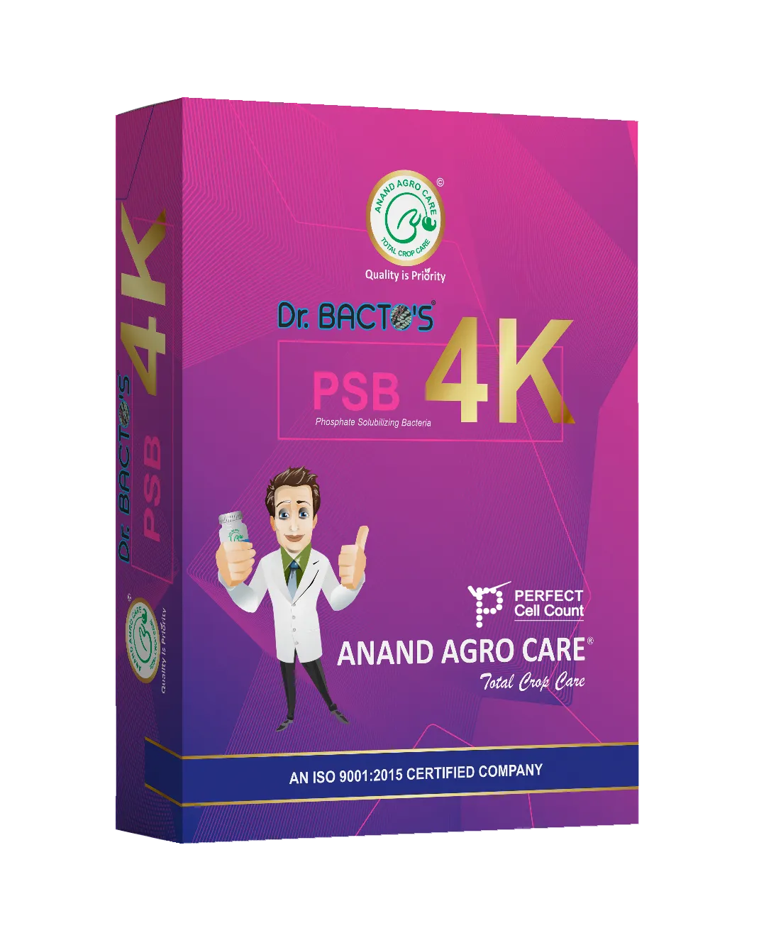 Dr. Bacto’s PSB 4K Phosphate Solubilizing Bacteria, Increases Micronutrient Availability to the Plant From Soil and Encourages Faster Root Growth