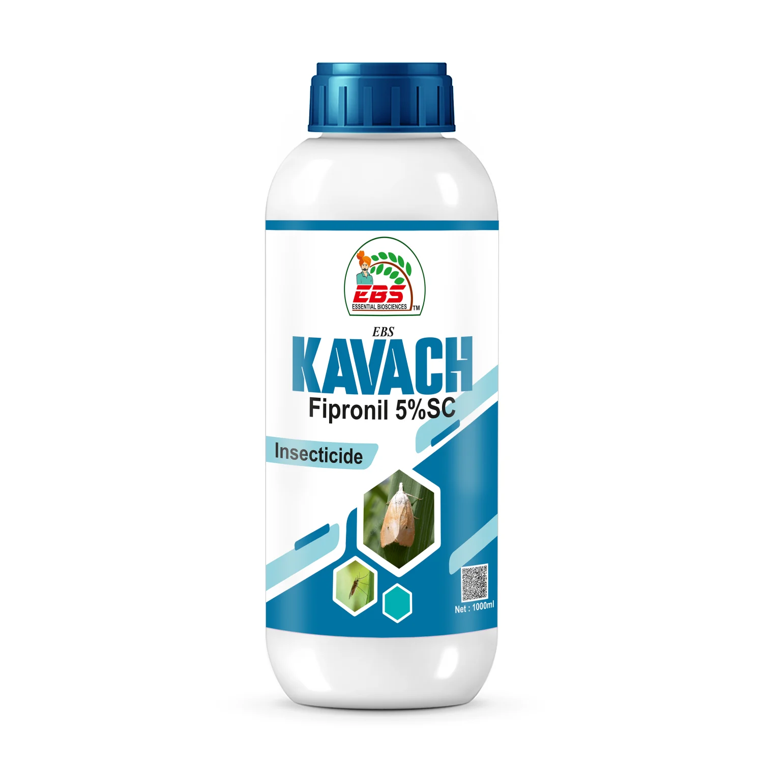 EBS Kavach-5SC Fipronil 5% SC Insecticide, Use On Paddy, Cotton, Chilli ...