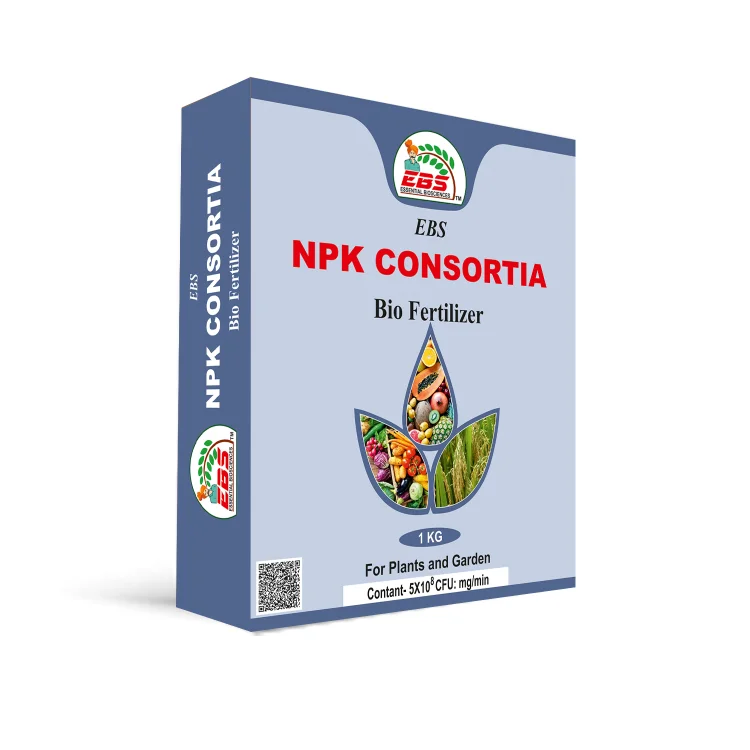 EBS NPK Consortia Bio Fertilizer, Contains Bacteria That Fix Nitrogen And Phosphorus From The Atmosphere, Use For Plants & Garden