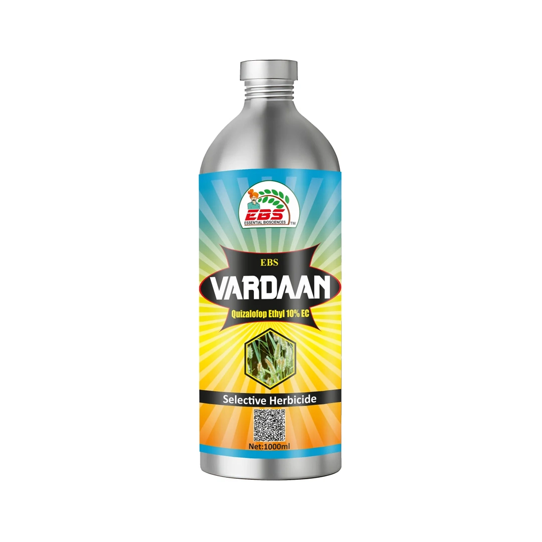 EBS Vardaan Quizalofop-Ethyl 10% EC Herbicide, Used To Control Weeds In Soybean Crops.