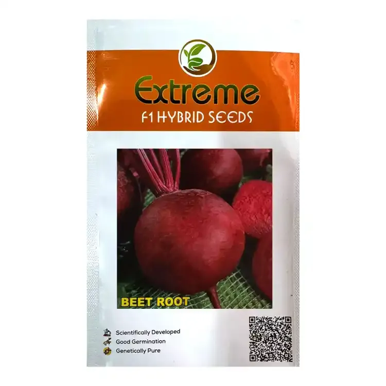 Extreme Racila F1 Hybrid Beetroot Seeds, High Yield Variety, Uniform Roots & Dark Red In Color
