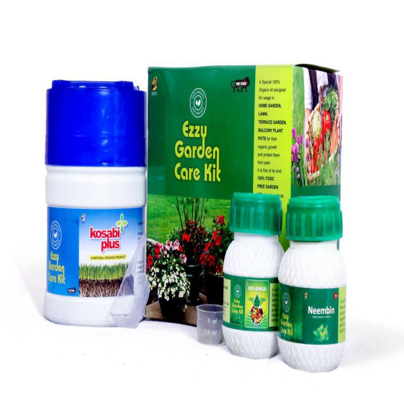 Ezzy Garden Care Kit for 50 Plants 100% ORGANIC Plant fertilizer with Humic Acid,Seaweed and Fulvic Acid,Neem extract pesticide and Moringa extract