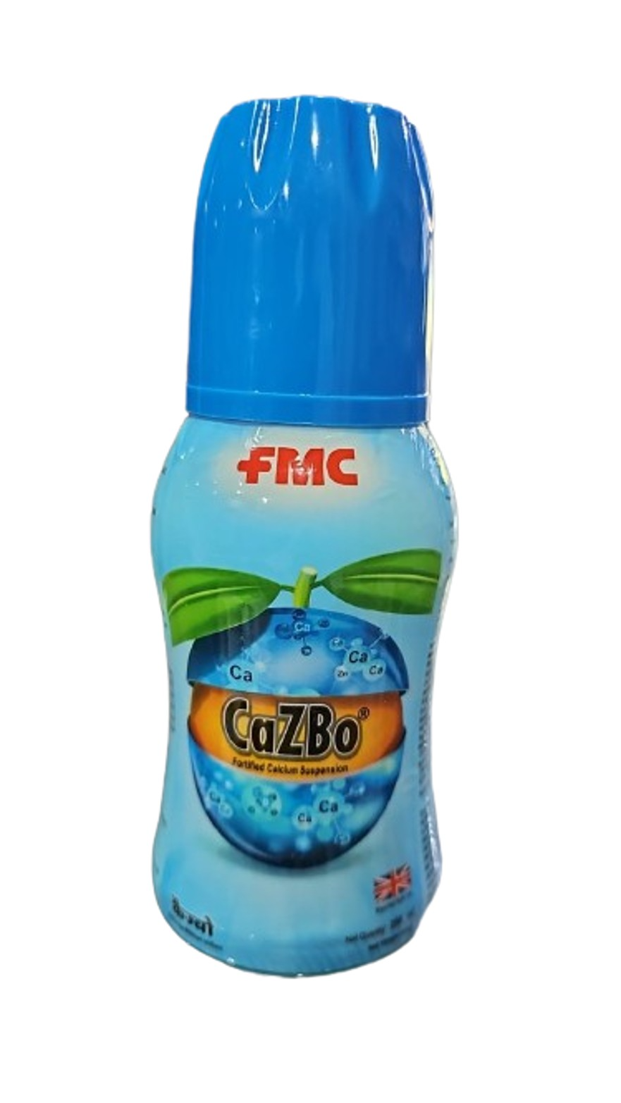 FMC Cazbo (Calcium 21% + Zinc 1.5% + Boron 0.1%) Micronutrient, Helps Plants Build Cell Wall Structure and Strength, Use for All Crops.