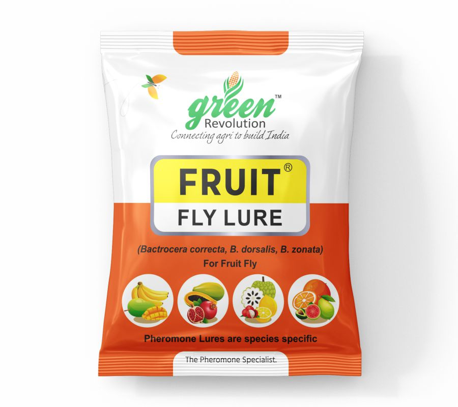 Fruit Fly pheromone Trap Set For 1 Acre and Lure For Bactrocera Correcta, Zonata, Dorsalisa.