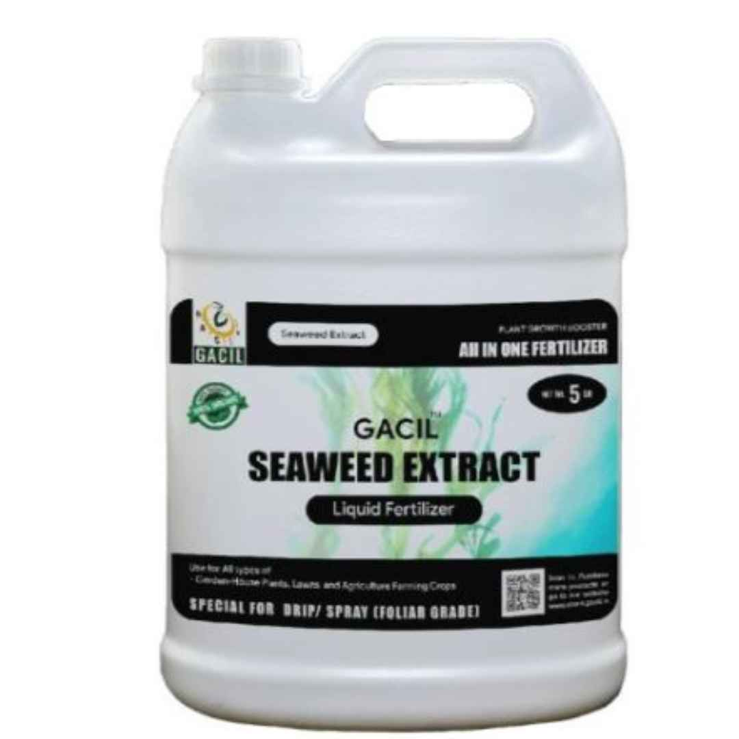 GACIL Seaweed Extract Liquid Fertilizer Growth Promoter For Indoor and Outdoor Plants & Agriculture Crops