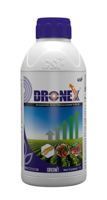 GSP Dronex Azoxystrobin 18.2% + Difenoconazole 11.4% SC Fungicide, Broad Spectrum Disease Control For Multiple Crops