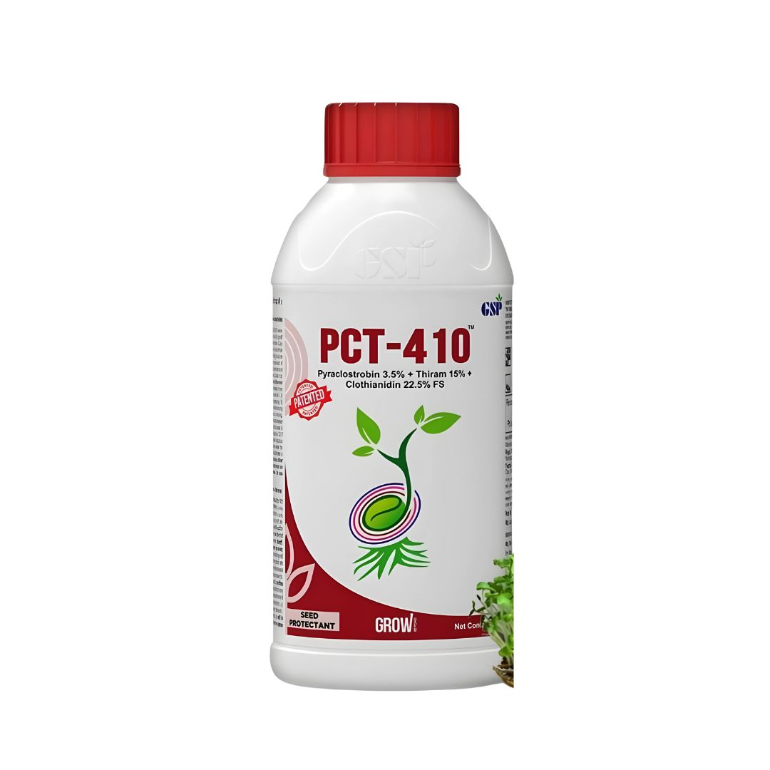 GSP PCT 410 Pyraclostrobin 3.5% + Thiram 15% + Clothianidin 22.5% FS Fungicide, Use for All Crops.