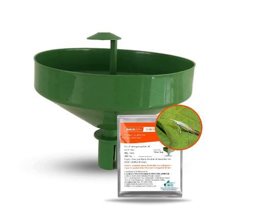 Gaiagen Pheromone Lure For Tomato Leafminer Tuta Absoluta And Insect Water Trap 1.6L, IMO Certified.