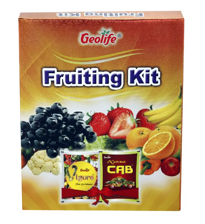 Geolife Fruiting Kit 60GM (Vigore Fruit Size Enhancer 10 Gm + Natural Cab 50 Gm)