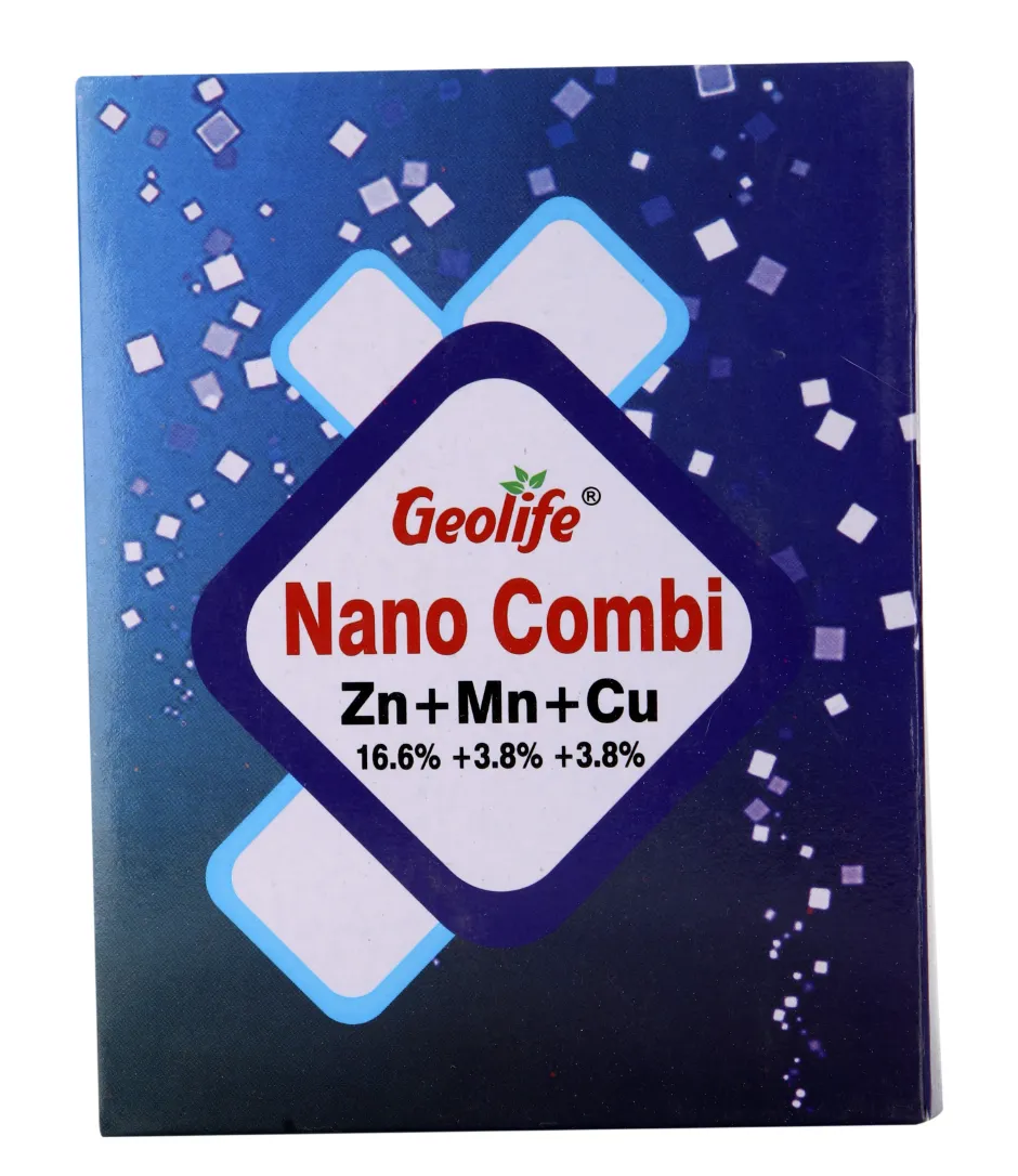 Geolife Nano Combi (Zn-16% + Mn-3% + Cu-3%) Nano Fertilizer, Combination of All The Micronutrients Required for Plants