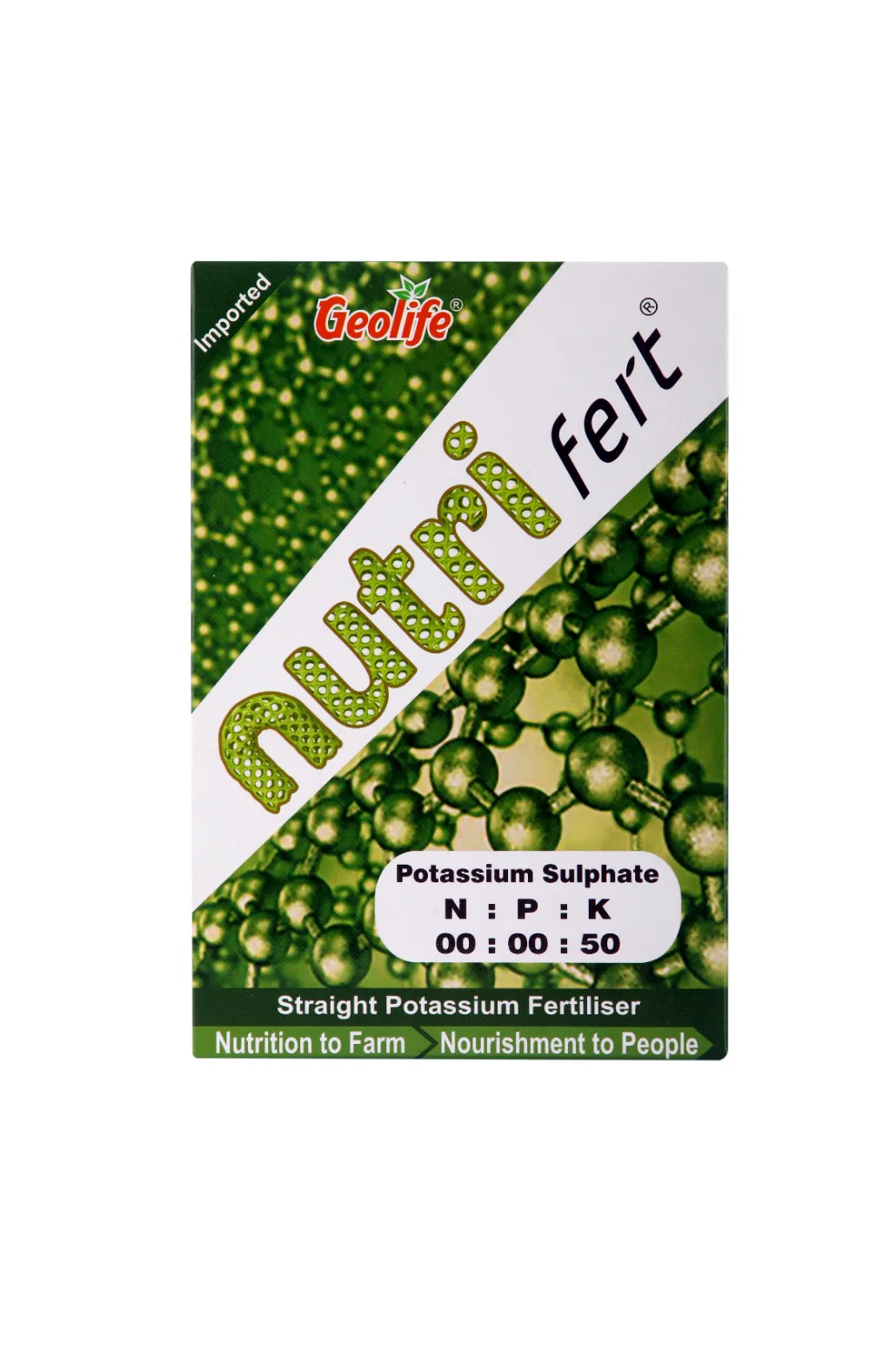 Geolife Nano Fert NPK 00:00:50 Water Soluble Fertilizer, Helps In Application Of Potassium Enriched Water Soluble Fertilizer Protein Production