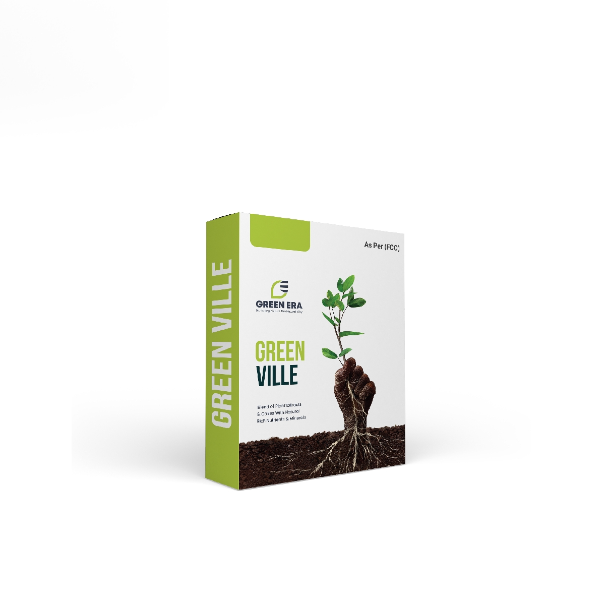 Green Era Green Ville, Organic Plant Food Ready to Use, Soil Mixture with Fertilizers for Plants