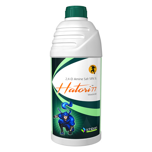 Hatori 77 2-4-D Amine Salt 58% SL , Selective, Systemic Weedicides of Phenoxyacetic group.