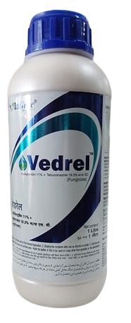 Ingene Vedrel Azoxystrobin 11% + Tebuconazole 18.3% SC Fungicide, Use For Chilli, Potato, Tomato, Wheat, Rice, Onion, Grapes, Apple