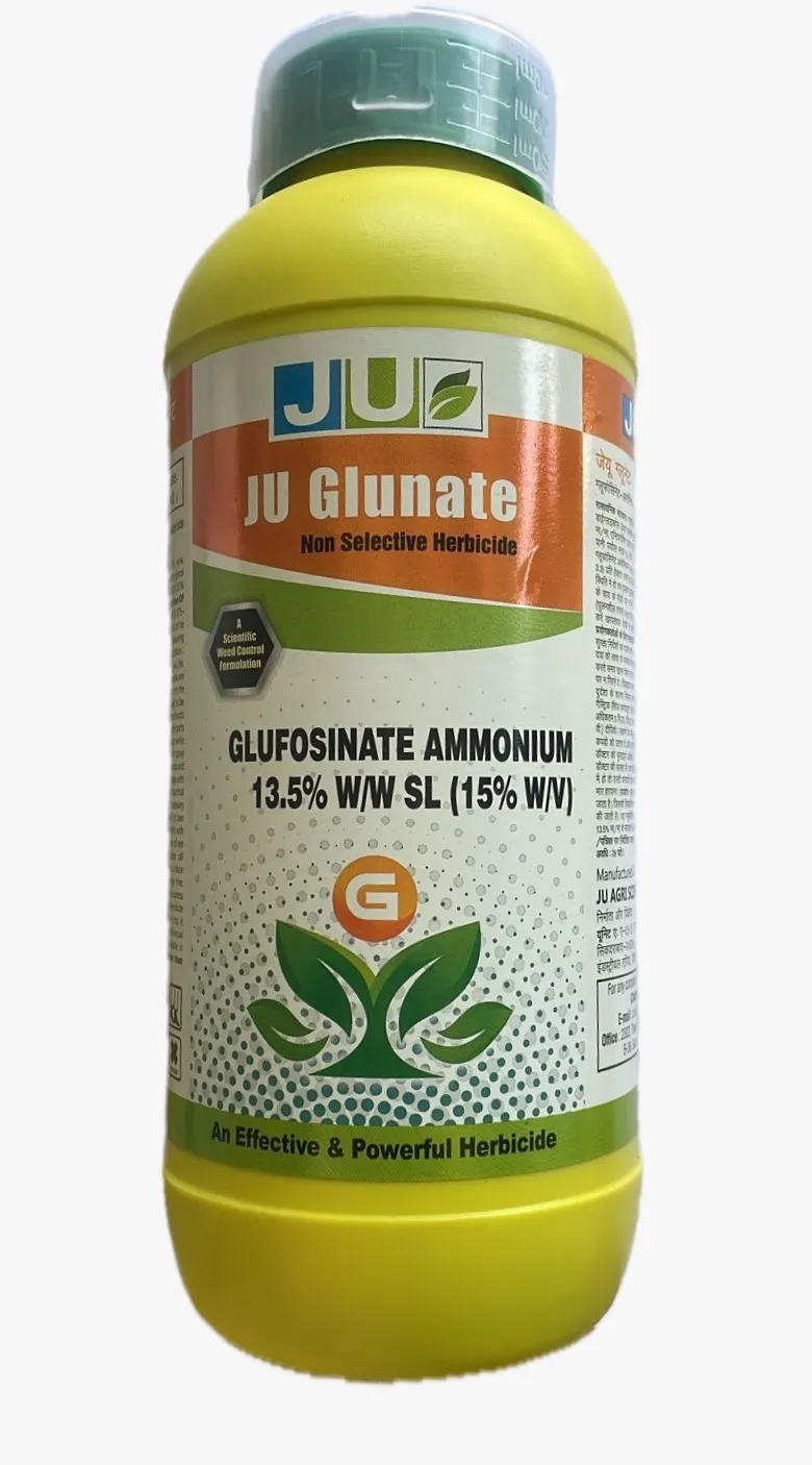JU Agri Glunate Glufosinate Ammonium 13.5% SL Herbicides, Effective On Weed Control To A Wide Range Of Crops