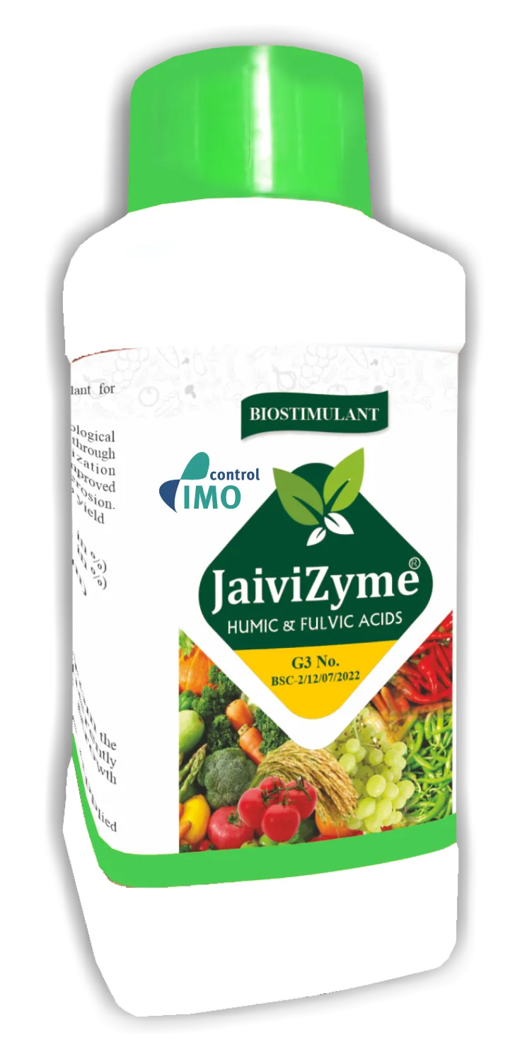 Jaivizyme Nutrition Supplement Humic 6% and Fulvic 1% (Organic IMO Certified) Biostimulant For Various Vegetables