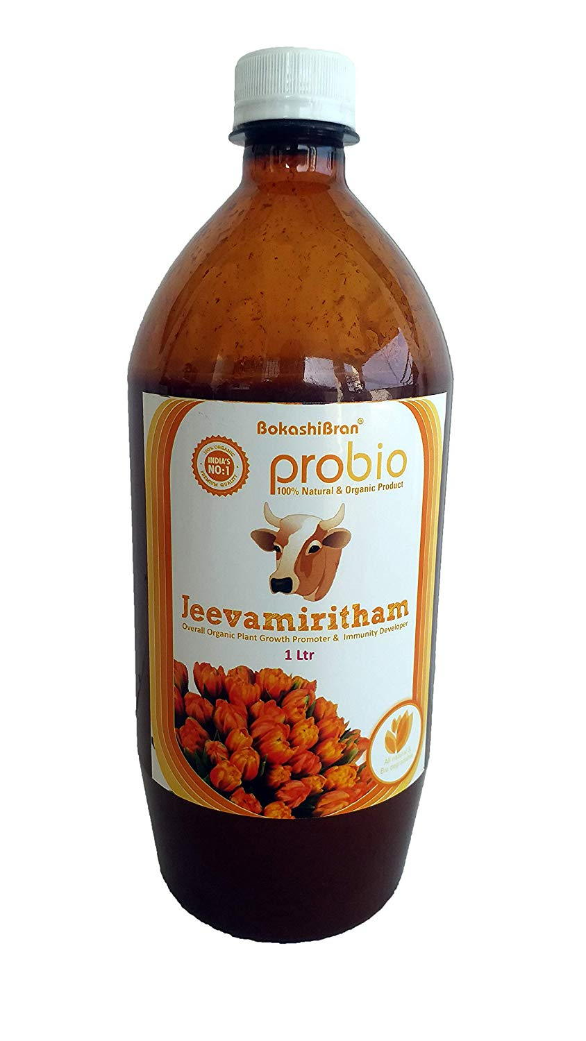 Jeevamrutham Organic Liquid Plant Growth Promoter. Which boosts the plant growth and gives good yield..